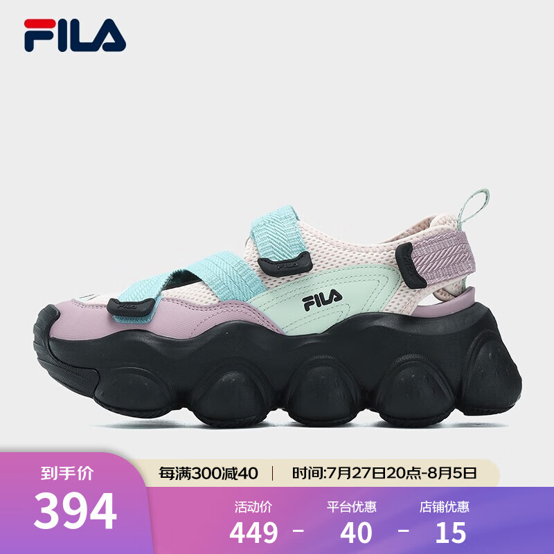 FILA 斐乐 女款运动凉鞋 F12W321403F ￥391.76