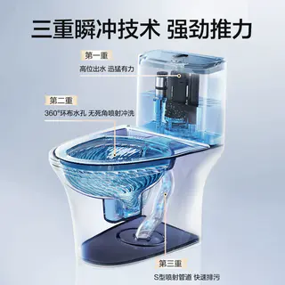 恒洁 HEGII 516虹吸式节水防臭坐便器 坑距305mm 443.7元 - 86线报 恒洁 HEGII 516虹吸式节水防臭坐便器 坑距305mm 443.7元 - 86线报