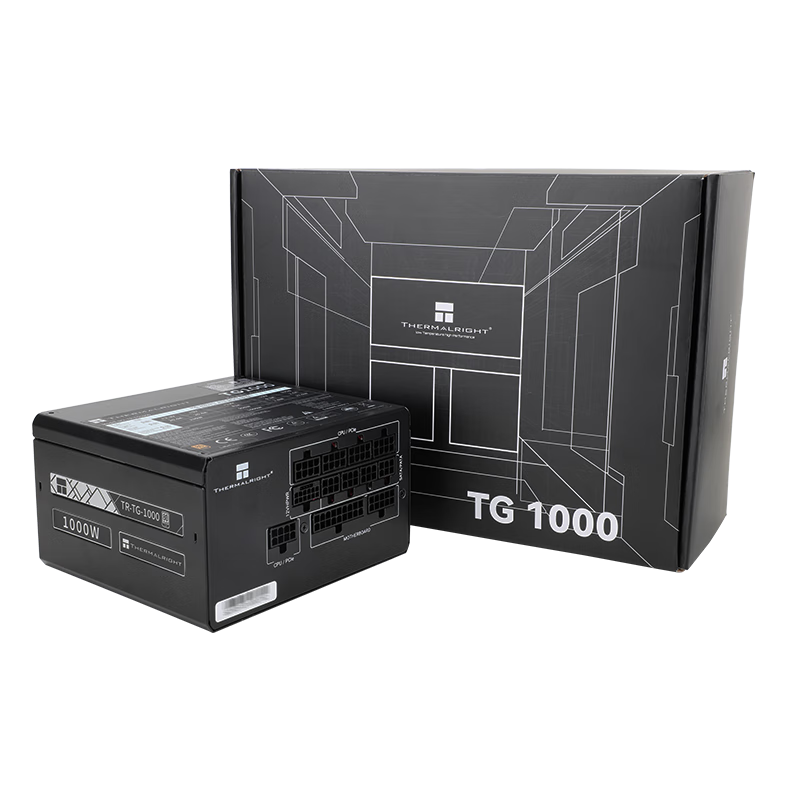 Thermalright(利民) 额定850W TR-TG850 ATX3.0电源 金牌全模组 原生PCIE5.0 全日系电解