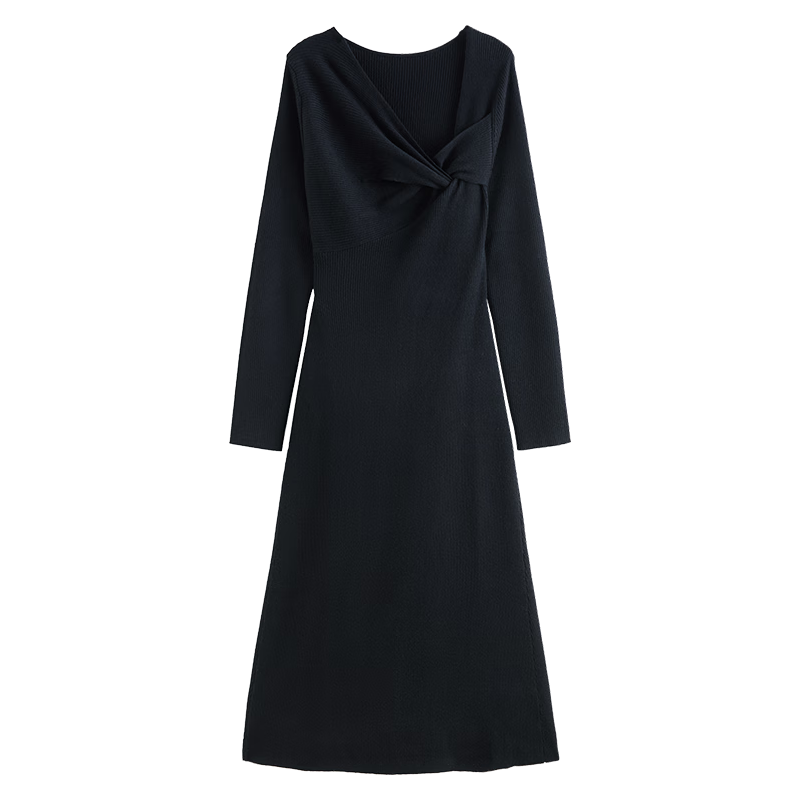 独束 女士气质修身针织连衣裙 10115161667535 99.5元