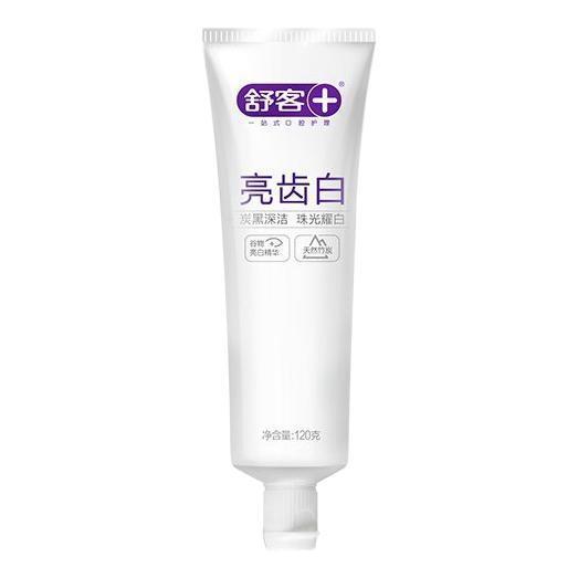 PLUS会员：舒客 亮齿白牙膏 竹香薄荷香型 120g 2.63元