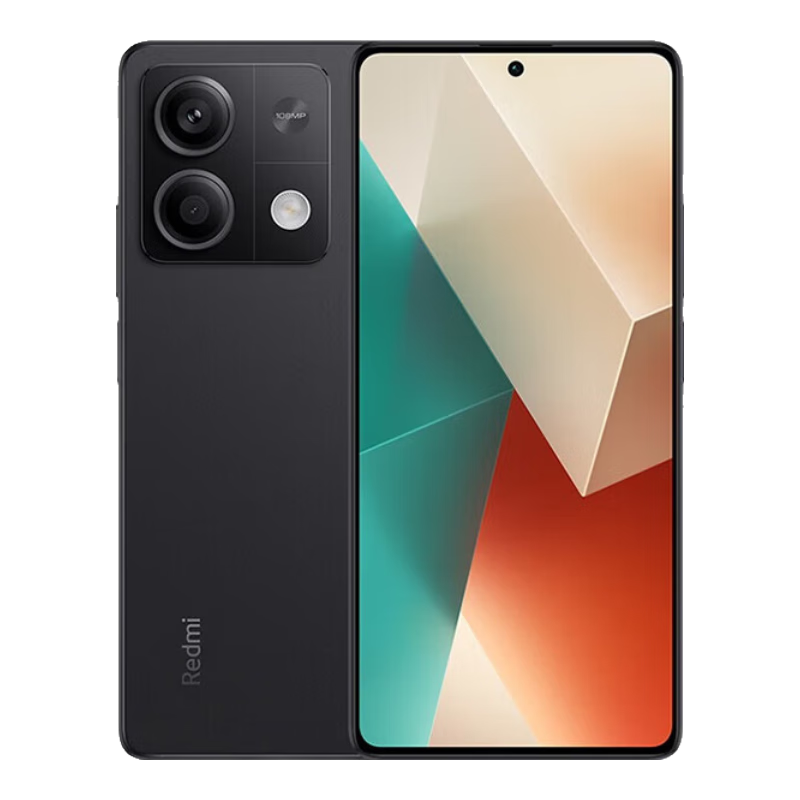 PLUS会员、京东百亿补贴：Redmi 红米 Note 13 5G手机 6GB+128GB 子夜黑 795.01元