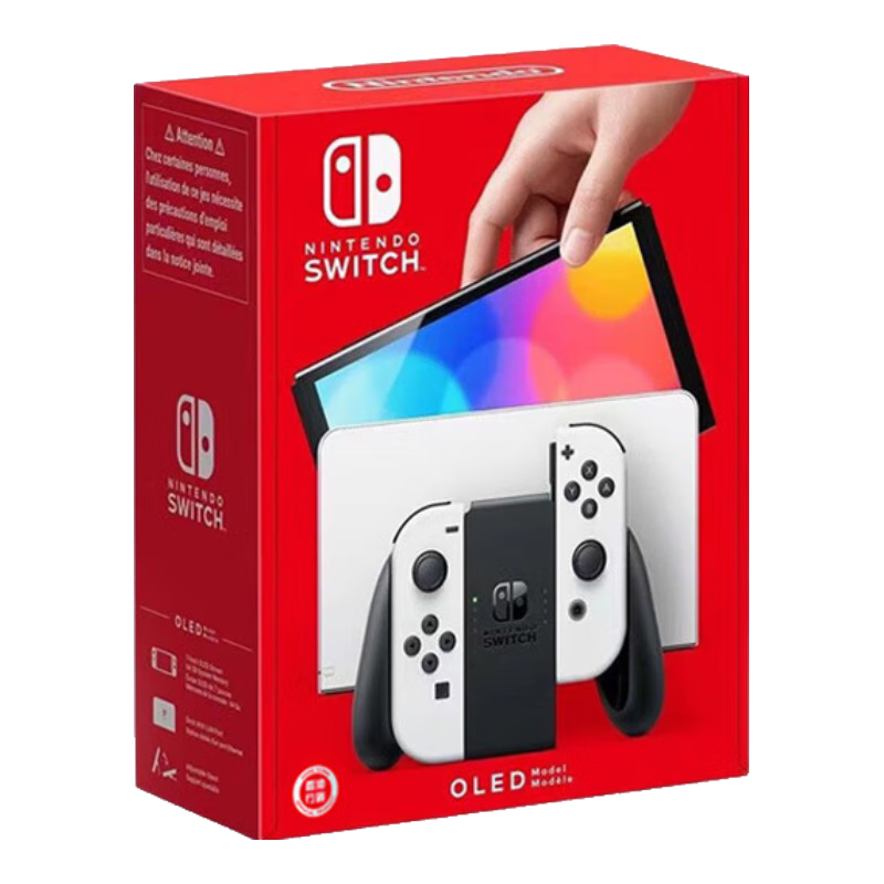 限湖北：Nintendo 任天堂 Switch 游戏机 OLED主机 港版白色 1535.41元