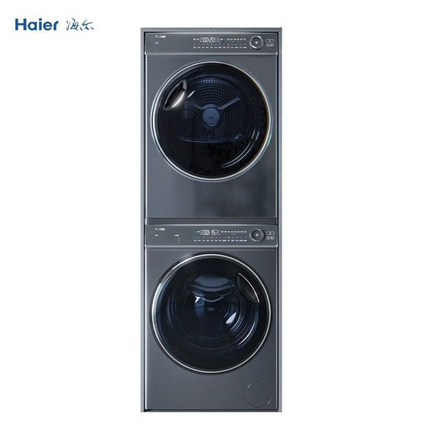 Haier 海尔 精华洗2.0系列 EG100BD66S＋HGY100-F376U1 热泵式洗烘套装 10KG 5680元（需