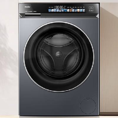 再降价、618预售、PLUS会员:Haier 海尔 376 滚筒洗衣机 XQG100-HBE376XS 10公斤 2490.57元包邮(需支付定金20元、下单返200元京豆)