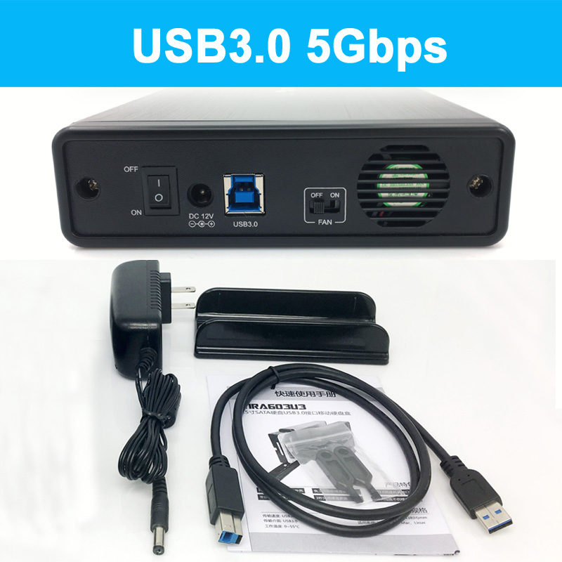 TOOLFREE MRA603 3.5寸 SATA外置 USB3.0/USB3.1 TypeC 移动硬盘盒 178元