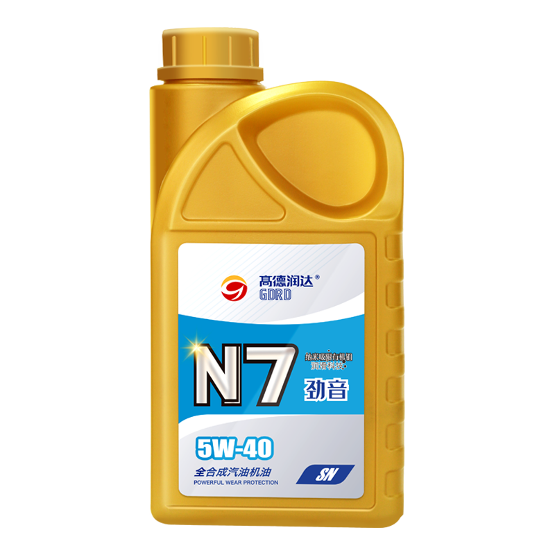 高德润达 机油全合成机油 汽车保养汽机油润滑油 N7系列 SN级 5w-40 1L 全合成S