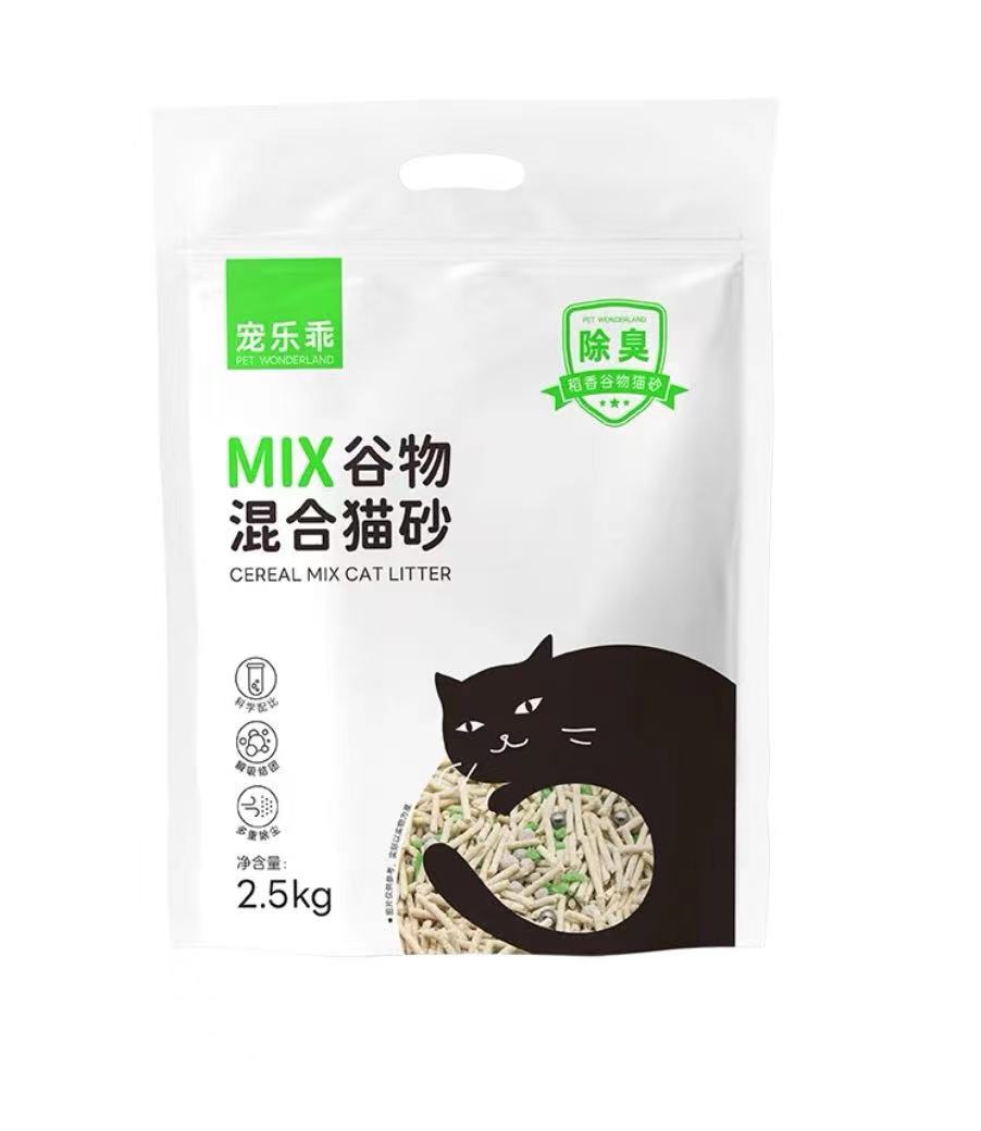 CHONGLEGUAI 宠乐乖 豆腐混合猫砂2.5kg ￥7.9