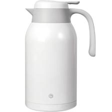 PLUS会员：京东京造 不锈钢保温瓶 按压式 2.2L白色 69.26元包邮（需用券）
