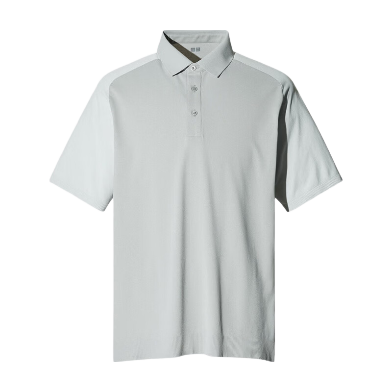 优衣库 489085DRY-EX速干 浅灰色 L POLO衫 79元 - 线报酷