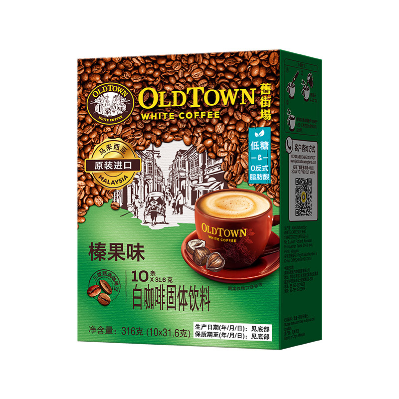 移动端：旧街场白咖啡 马来西亚 速溶咖啡粉 17.2元（淘金币可抵0.47元起）