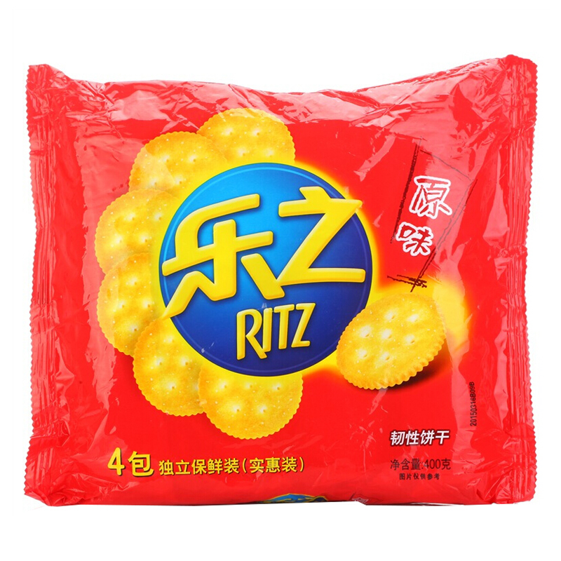 RITZ 薄片饼干 原味 400g 5.81元