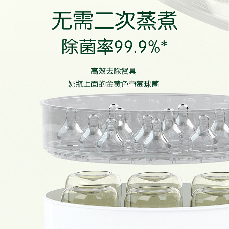 Kispa 好爸爸 天然不伤手去油除菌果蔬餐具净浓缩洗洁精1kg4瓶家用 79.9元（需