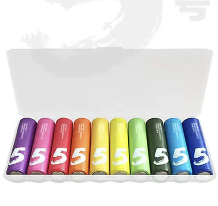 CUKTECH酷态科 ZMI5号彩虹电池碱性10粒装 11.09元包邮