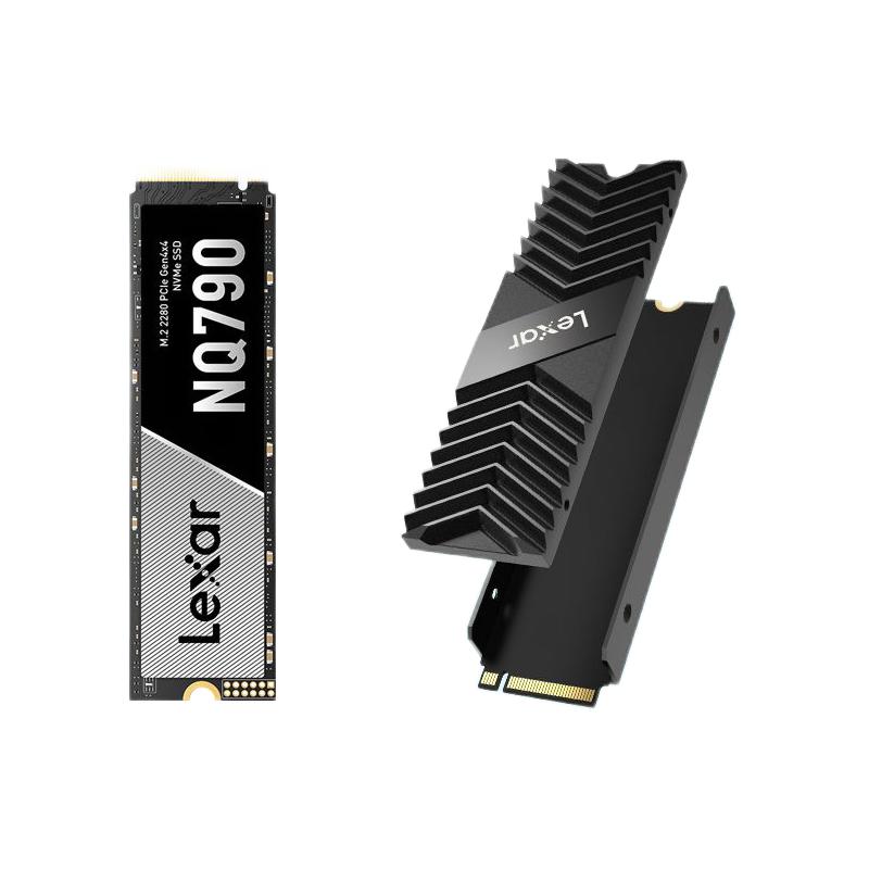 Lexar 雷克沙 NQ790 NVMe M.2 固态硬盘 1TB（PCI-E4.0）散热马甲版 499元