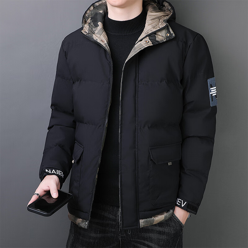 JEANSWEST OUTDOOR 真维斯户外运动 冬季加厚棉衣连帽休闲 89元（需用券）