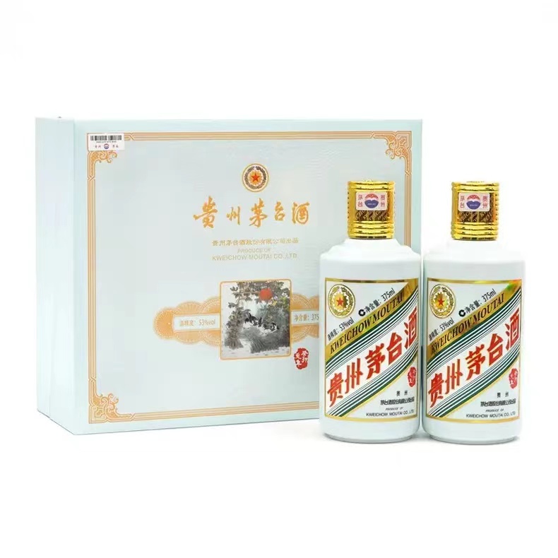 88VIP：MOUTAI 茅台 贵州茅台生肖癸卯兔年2023年53度375ml*2瓶礼盒装 3588.05元（需