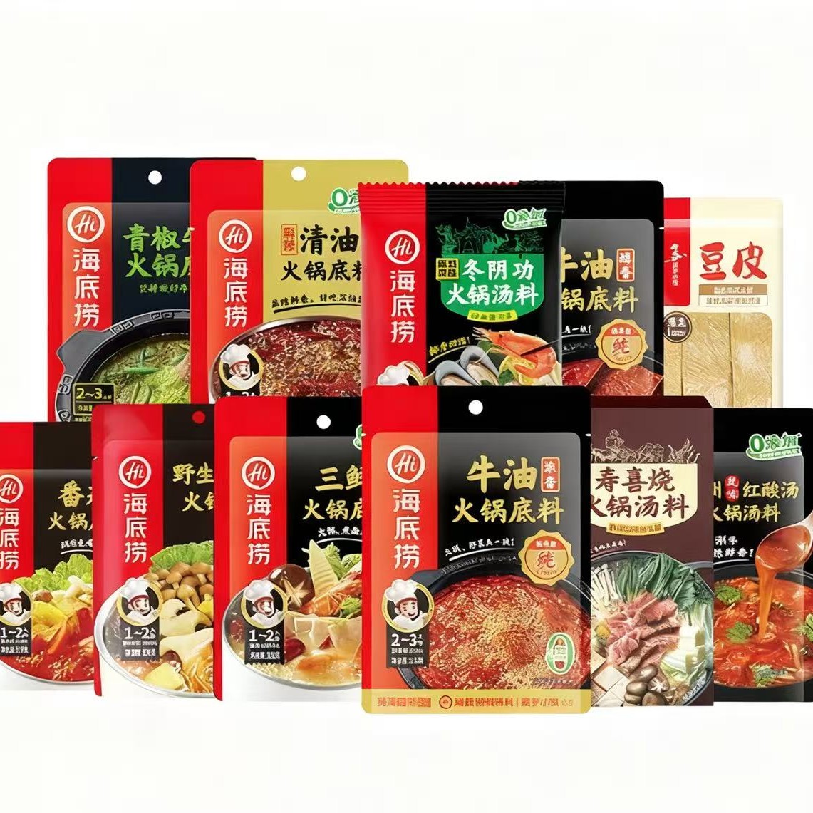 海底捞 番茄牛油清汤菌汤清油底料 口味任选 5.2元