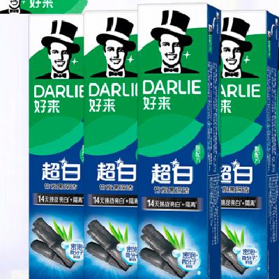 好来（DARLIE）超白竹炭深洁牙膏120g 4支 29.9元（需领券）