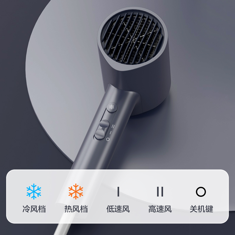 Midea 美的 吹风机家用负离子 61元（需用券）