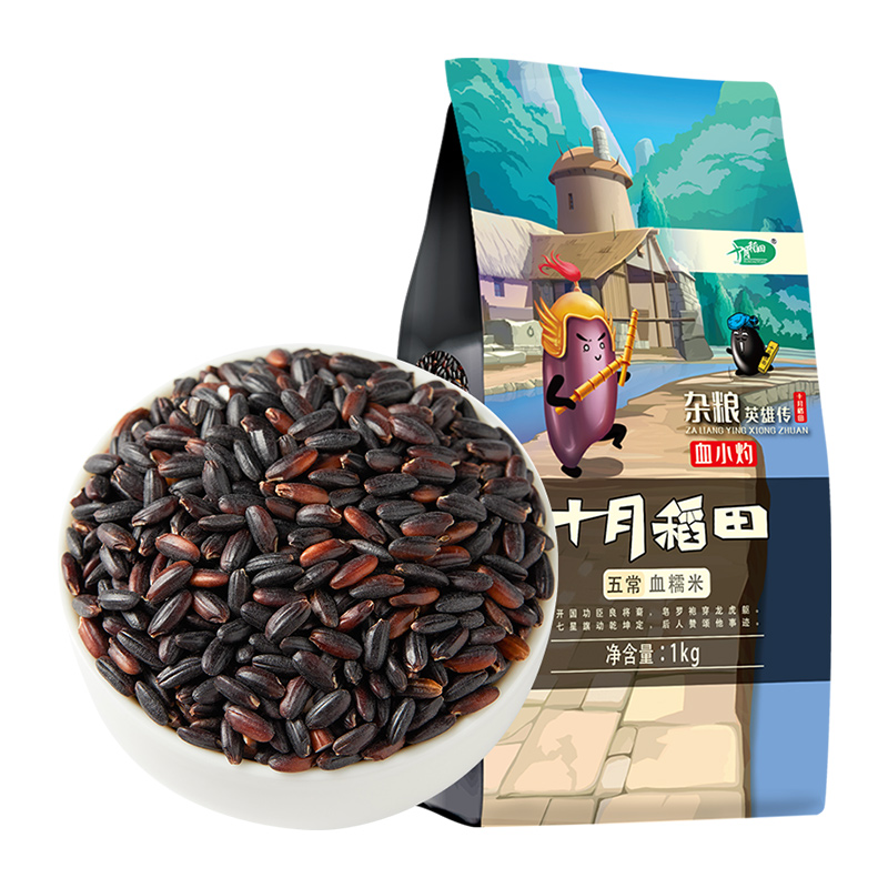 十月稻田 SHI YUE DAO TIAN 五常血糯米 1kg 4.49元