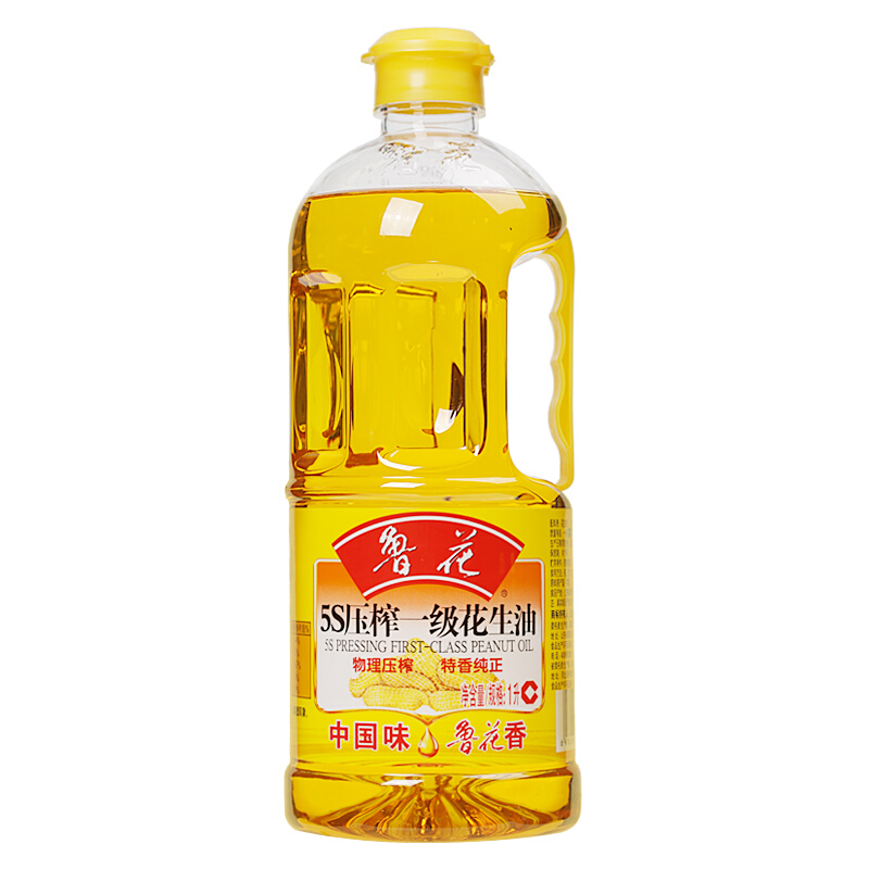 luhua 鲁花 5S压榨一级花生油 1L 36.9元