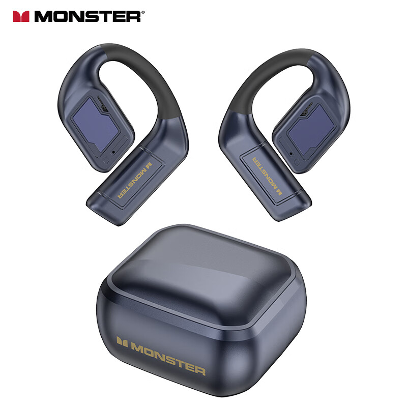 MONSTER 魔声 Open Ear AC310 蓝牙耳机降噪 蓝黑色 74元包邮（需用券）