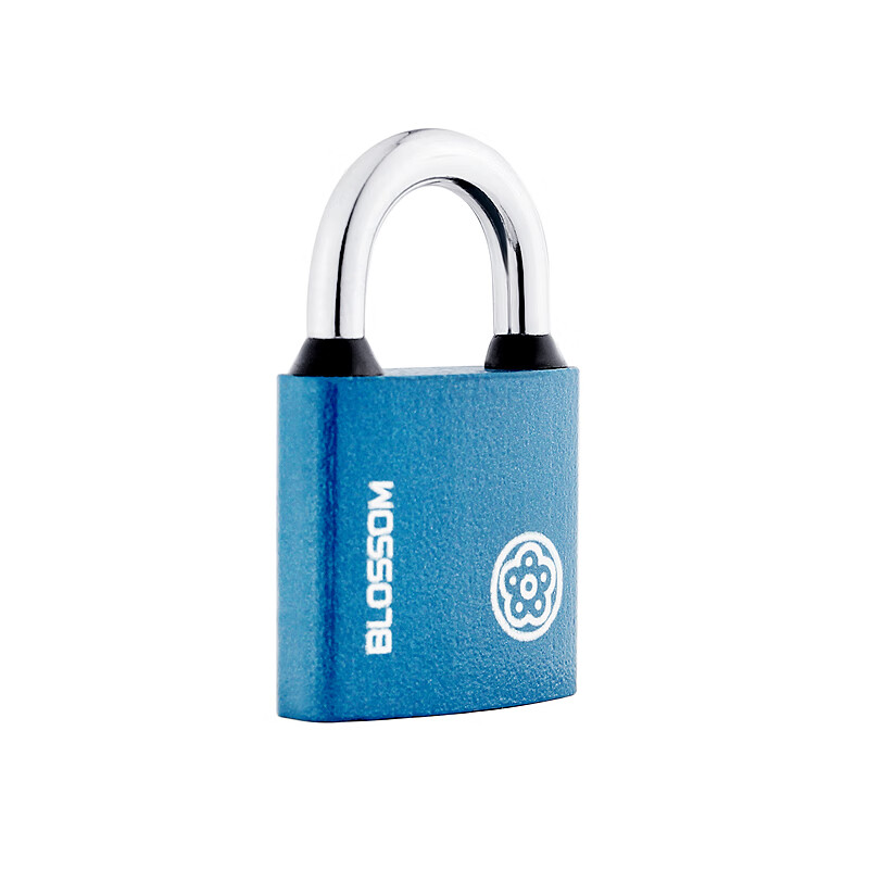 BLOSSOM 梅花 BC2932挂锁 铜芯铁锁 室内外大门锁32MM蓝色 32MM防水蓝色 5.4元