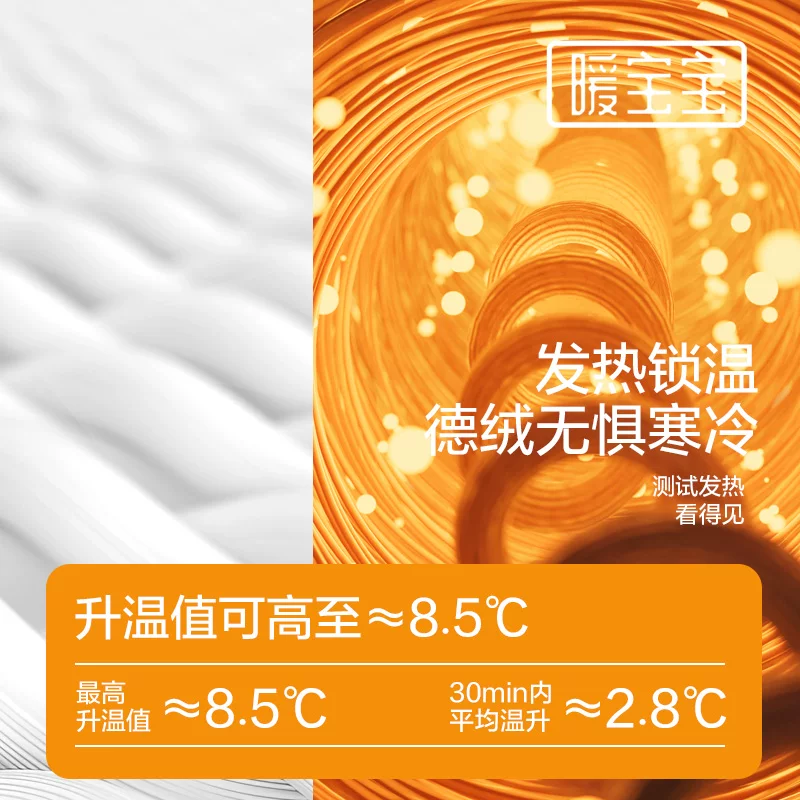猫人 德绒发热加厚保暖内衣套装 19.9元 - 86线报