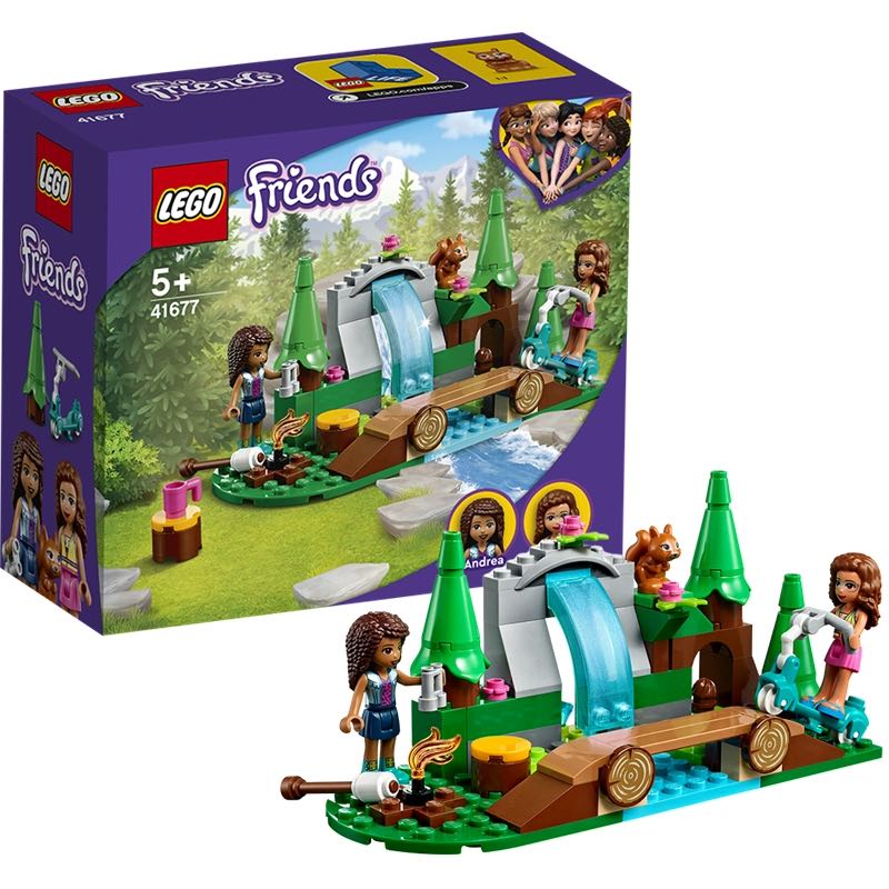 LEGO 乐高 41400安德里亚游戏盒41402奥莉薇亚41677森林瀑41405 69元