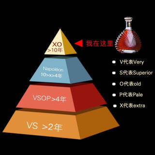 派斯顿40度xo白兰地烈酒豪门700ml78元需用券