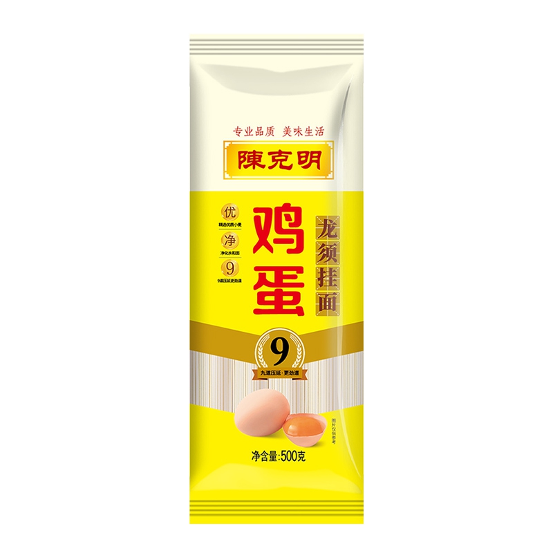 88VIP：陈克明 鸡蛋龙须面 500g 1.94元