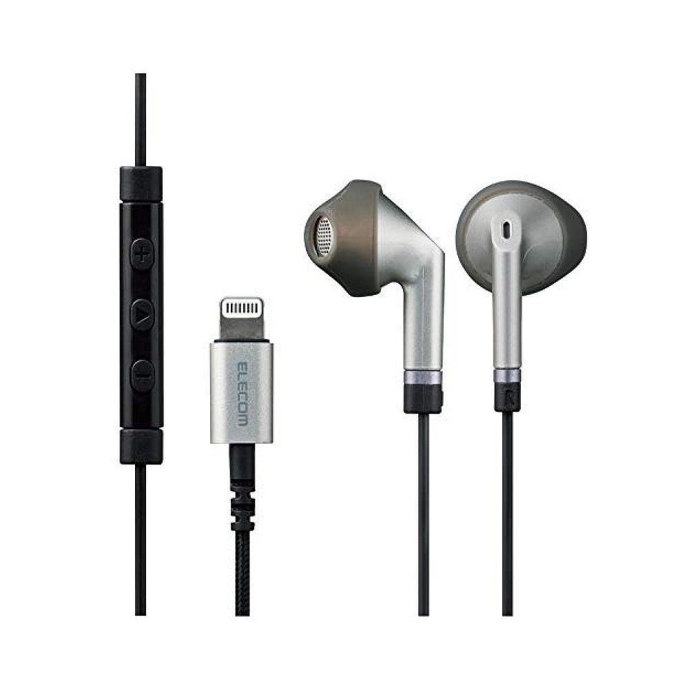 ELECOM 宜丽客 半开放式声耳机 带麦克风/闪电接口/φ13.6mm 219.45元