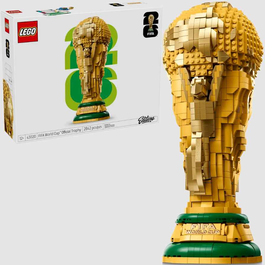 预告！Lego Editions系列 国际足联世界杯奖杯 43020 £199.99（约1893.27元）
