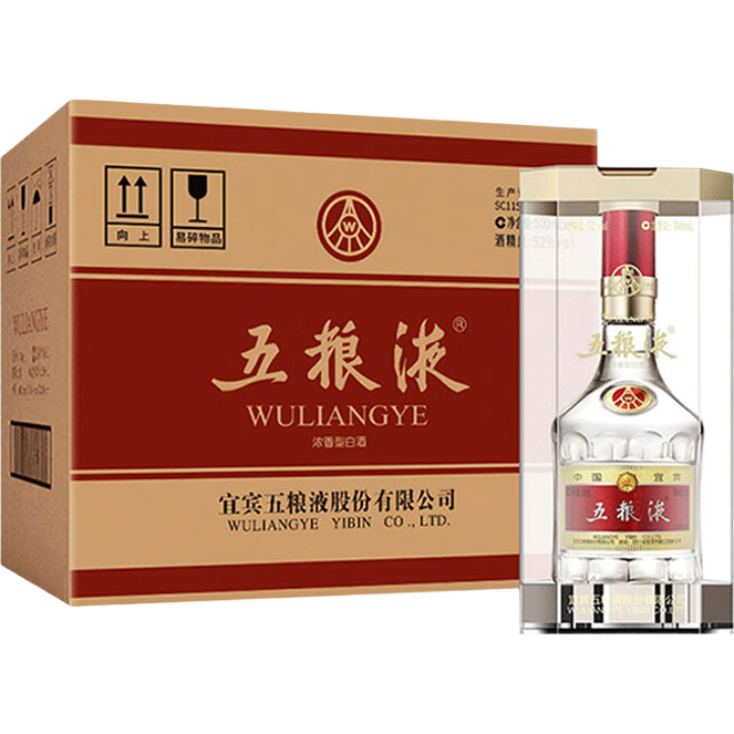 移动端、京东百亿补贴：五粮液 普五八代 52%vol 浓香型白酒 500ml*6瓶 4811.4元