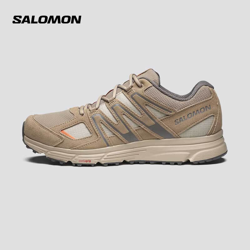 salomon 萨洛蒙 男女款 城市户外舒适透气运动鞋 X-MISSION 4 SUEDE 米褐色 (43 1/3) 6