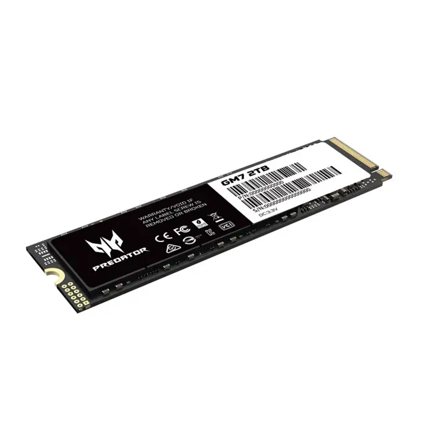 宏碁掠夺者 PREDATOR GM7系列 NVMe M.2 固态硬盘 4TB（PCI-E4.0） 1342.06元（需用券）