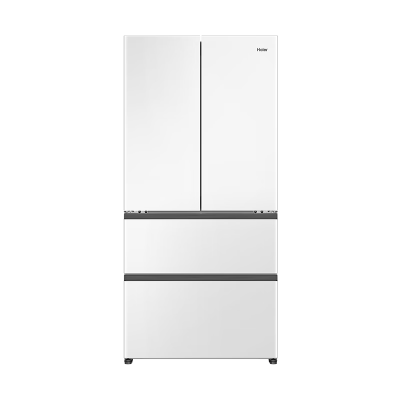 plus会员、618预售：Haier 海尔 BCD-462WGHFD14W9U1 超薄零嵌法式多门冰箱 462升 月