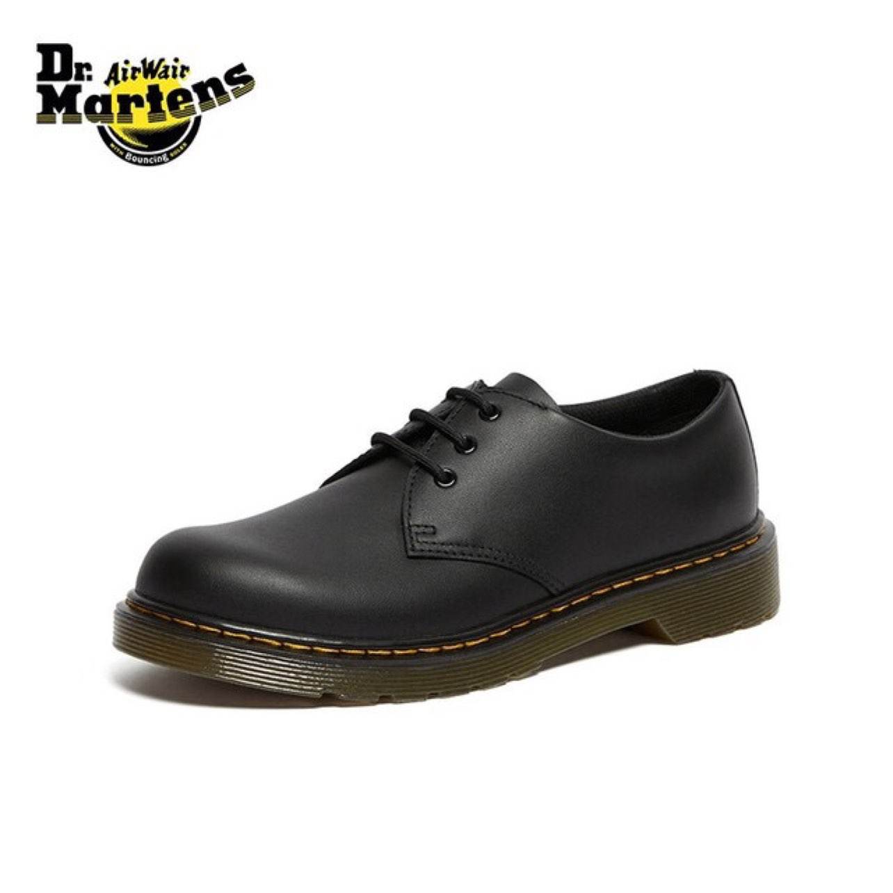 PLUS会员、京东百亿补贴：Dr.Martens 马汀博士 马丁1461 经典休闲时尚软皮黑色3