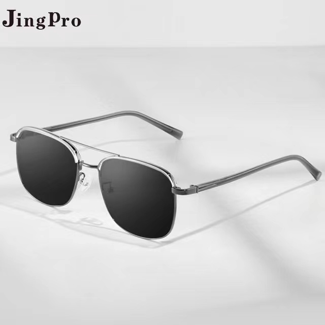JingPro 镜邦 1.60MR-8近视太阳镜（含散光）+超酷双梁飞行员镜框多款可选 99元包邮（需用券）