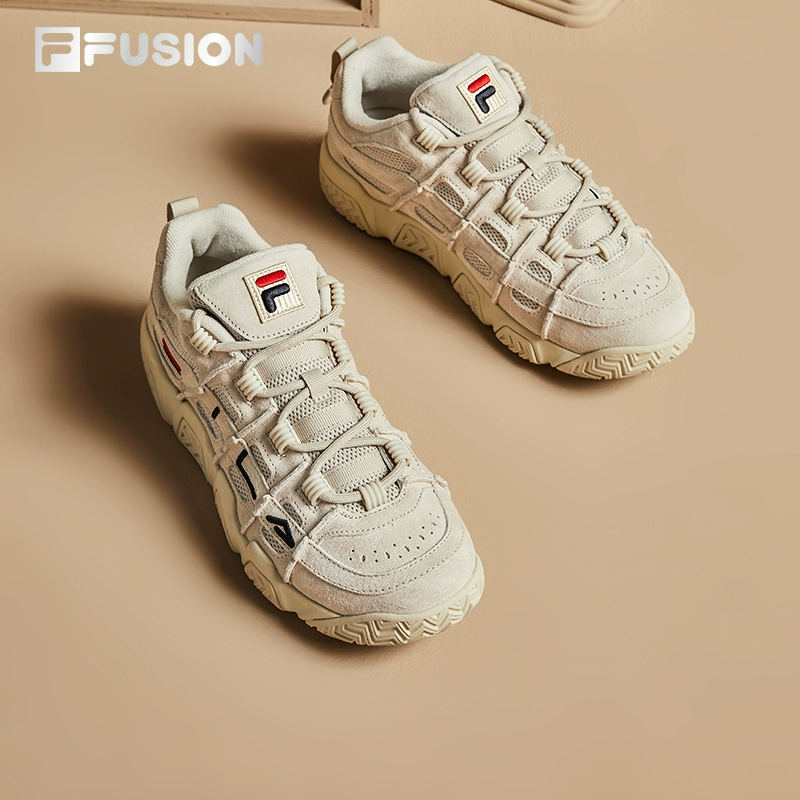 FILA FUSION 斐乐面包鞋情侣老爹鞋女鞋复古篮球鞋女生休闲运动鞋 ￥499