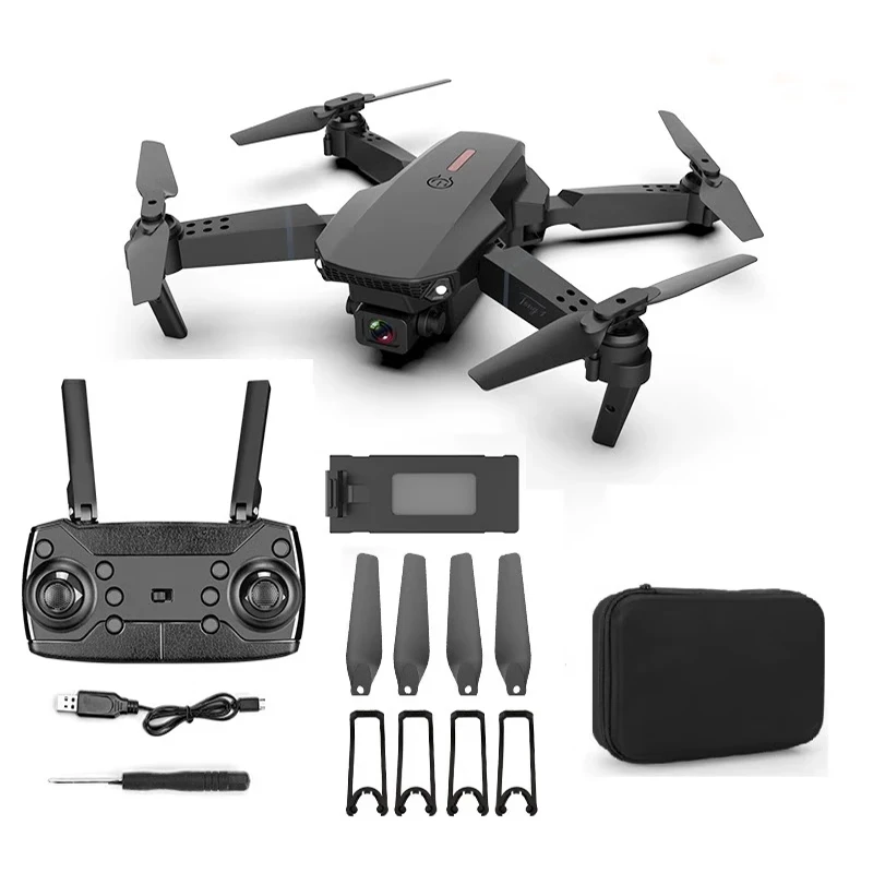 WATERBULLIT 无人机 儿童遥控飞机 4K高清航拍玩具 双摄像头+双电 黑色 128元（