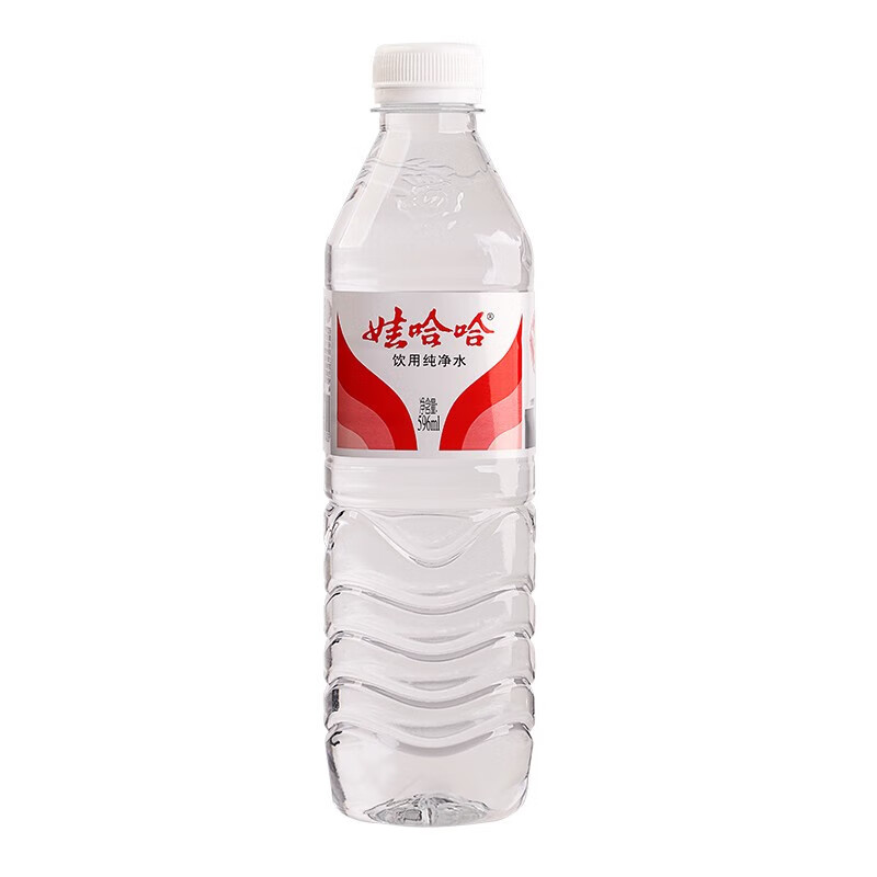 娃哈哈 饮用纯净水596mL*24瓶整箱装 饮用水商用企业办公开会议用水 纯净水596ml*24瓶 23.9元 - 线报酷
