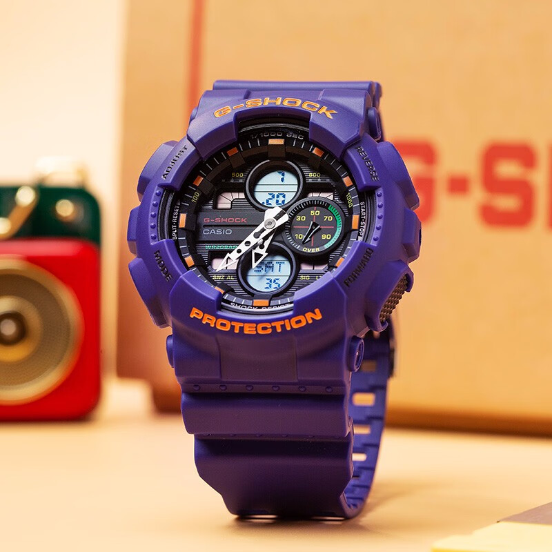 移动端、京东百亿补贴：CASIO 卡西欧 G-SHOCK 男士运动手表 GA-140-6A 51.2mm 499元