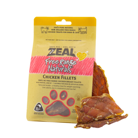 Myfoodie 麦富迪 ZEAL 真致新西兰进口 狗零食 风干走地鸡胸肉125g 成幼犬宠物零