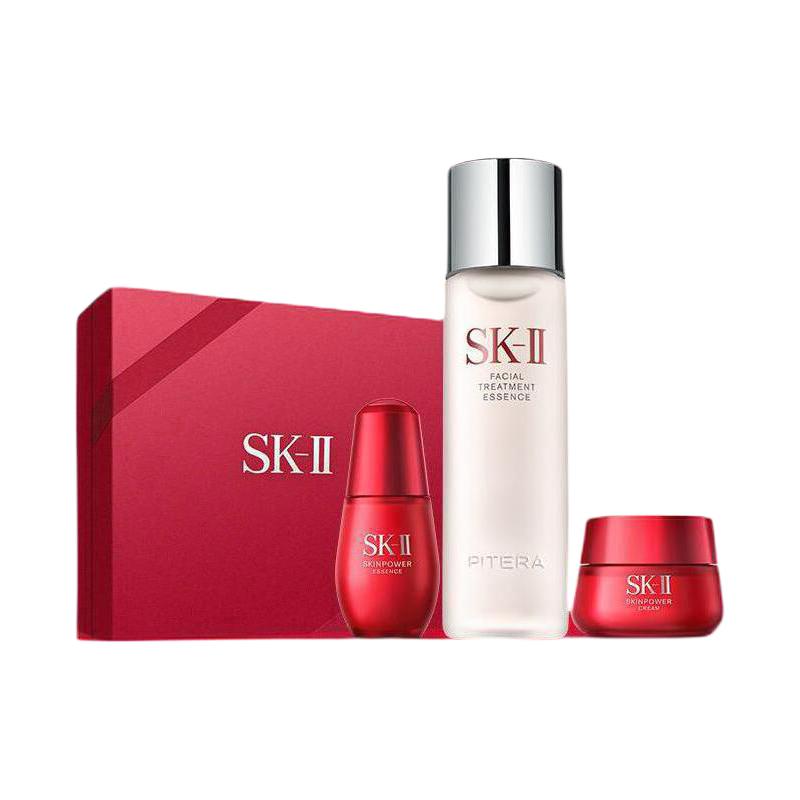 SK-II 神仙水230ml+大红瓶面霜50g+小红瓶30ml 护肤品套装sk2母亲节礼物 3400元（