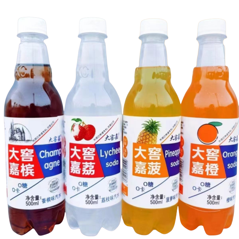 大窑 大窖甄橙 橙味汽水碳酸饮料 500ml 1.36元