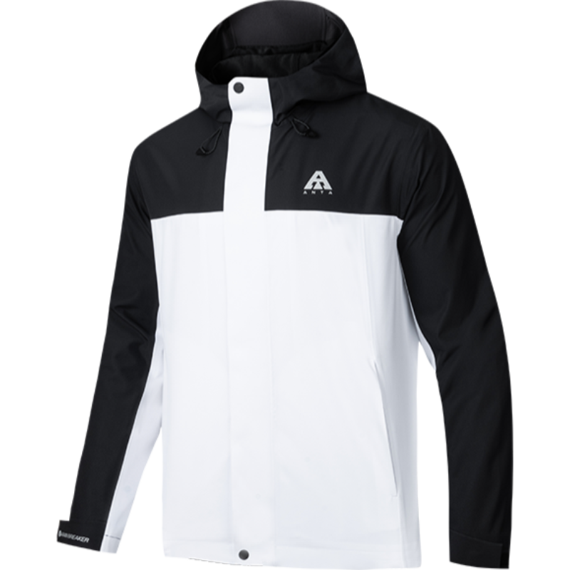 安踏 水壳冲锋衣 男士单层透湿耐磨防风雨透气户外爬山运动外套 189元（超V