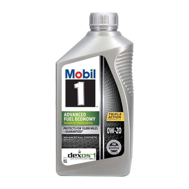 Mobil 美孚 1号全合成机油 节油型 AFE 0W-20 SP 1Qt 美国进口（包装随机）*4件 198.