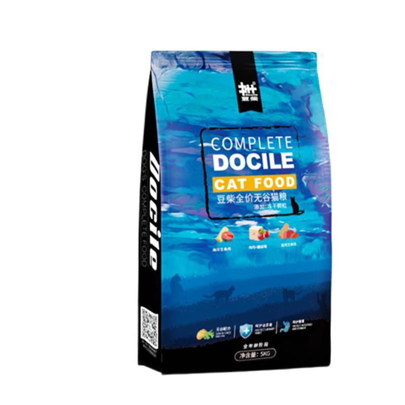 豆柴 docile 冻干果蔬四拼全阶段猫粮 5kg 215元（需用券）